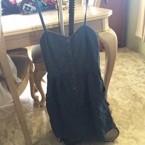 Mini denim Derek Heart dress